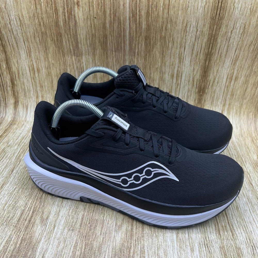 Saucony Echelon 10 Running Shoes Women's Size 11 W Black White PWRRUN S11045-100